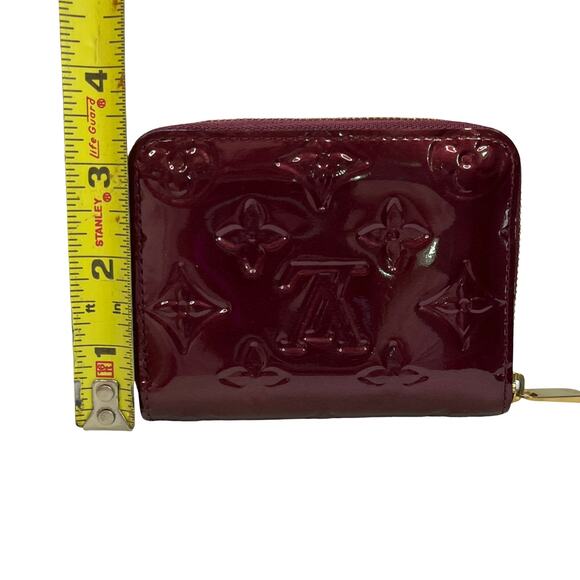 Louis Vuitton Vernis Pomme d’Amour Zippy Coin Purse Wallet Made in France - Picture 10 of 12